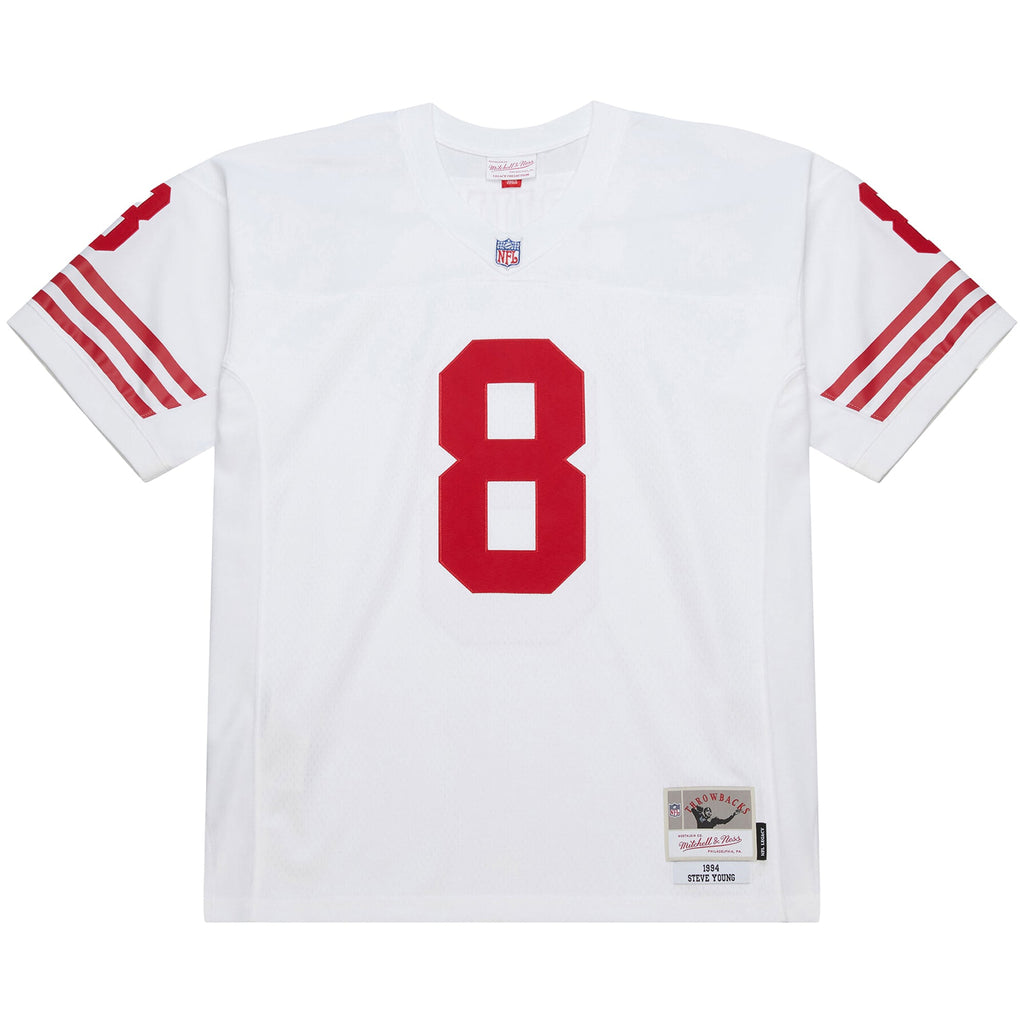 Men's San Francisco 49ers Steve Young Mitchell & Ness White 1994 Legacy Replica Jersey