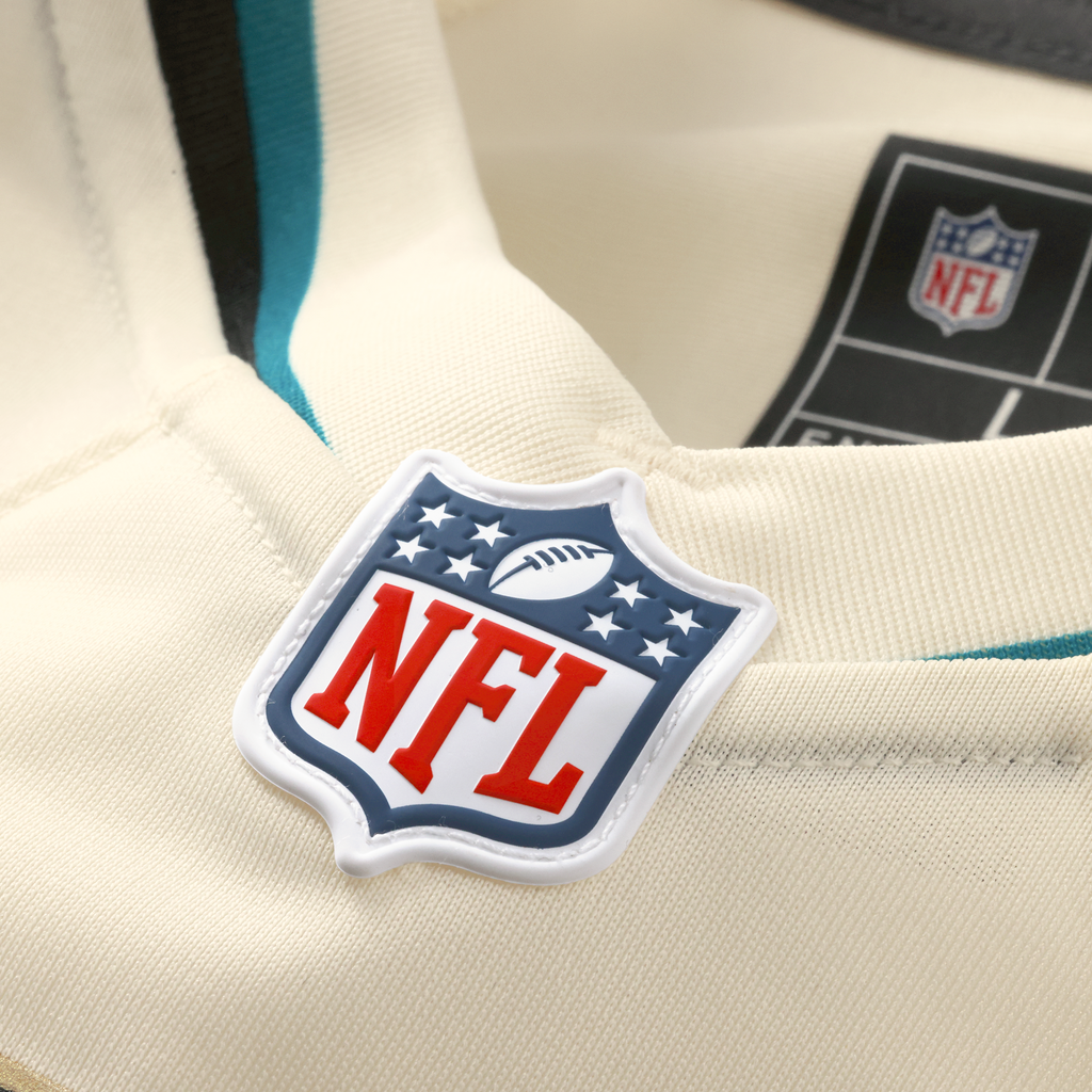 Men's Jacksonville Jaguars Brian Thomas Jr. Nike Natural 2026 Rivalries Collection Game Jersey