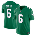 Men's Philadelphia Eagles DeVonta Smith Nike Kelly Green Alternate Vapor F.U.S.E. Stitched Limited Jersey