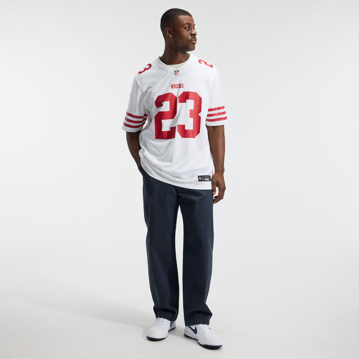 Men's San Francisco 49ers Christian McCaffrey Nike Scarlet Game Player Jersey