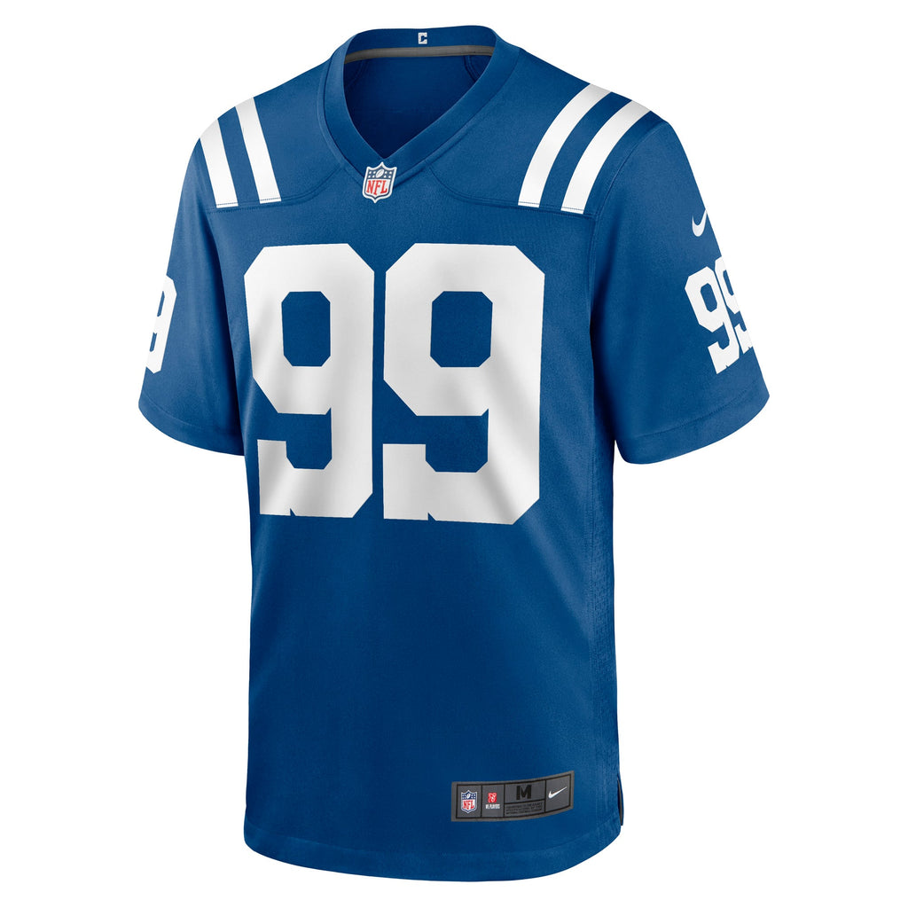 Men's Indianapolis Colts DeForest Buckner Nike Blue Alternate Game Jersey
