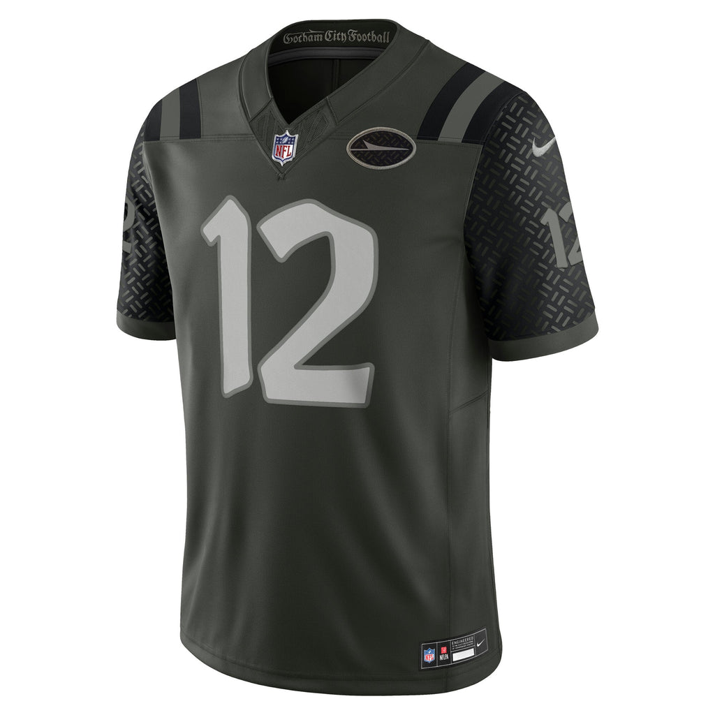 Men's New York Jets Joe Namath Nike Green Rivalries Collection Stitched Limited Jersey