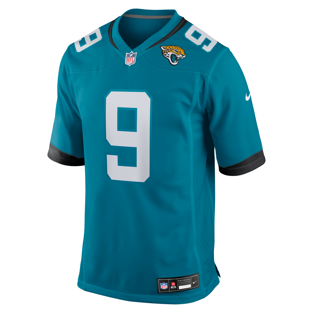 Men's Jacksonville Jaguars Logan Cooke Nike Black Game Jersey