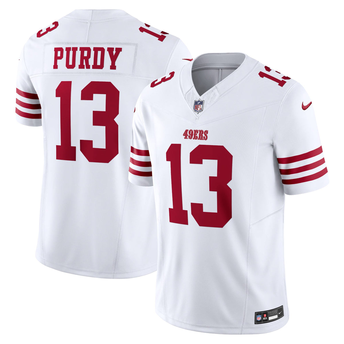 Men's San Francisco 49ers Brock Purdy Nike Scarlet Vapor F.U.S.E. Limited Jersey