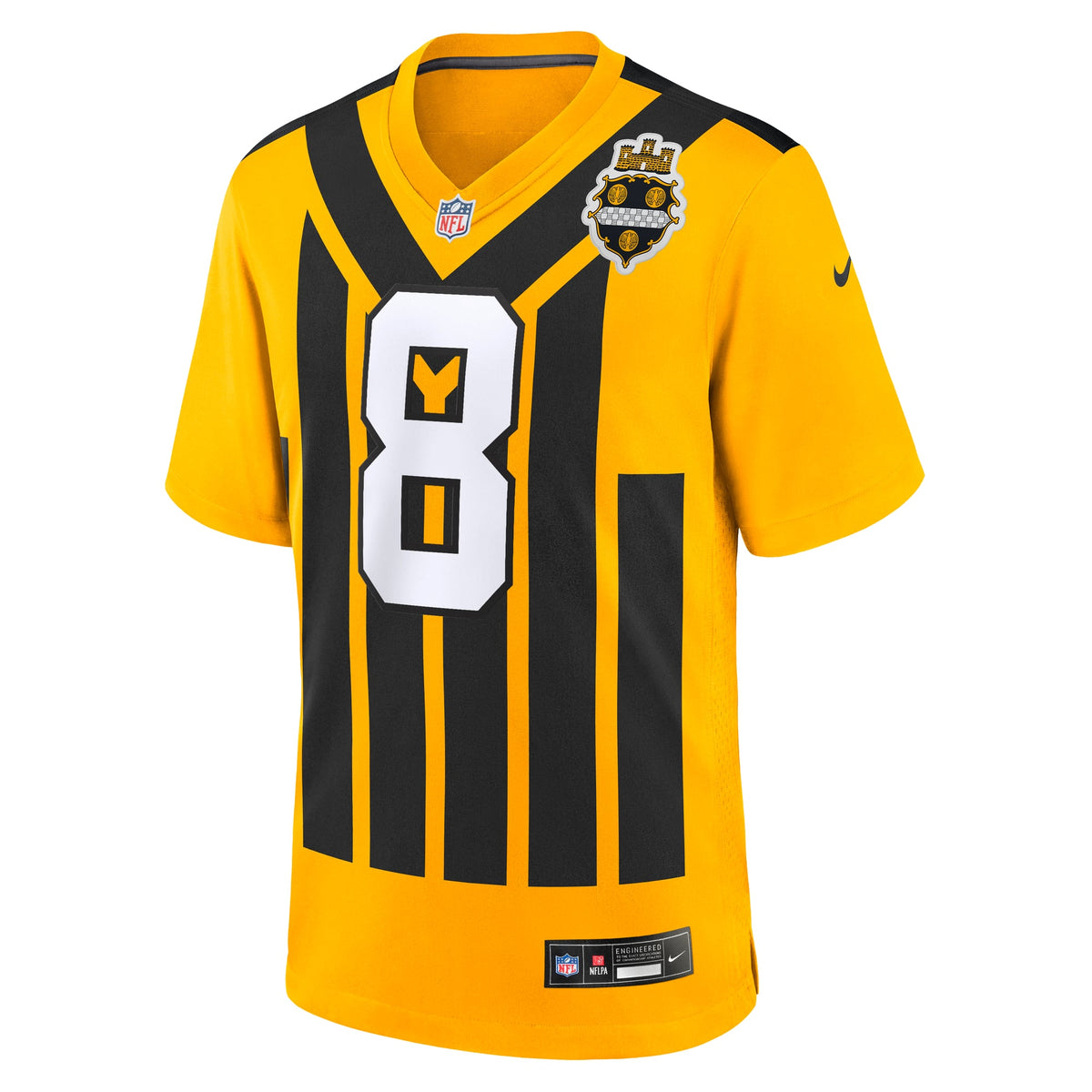 Men's Pittsburgh Steelers Aaron Rodgers Nike Black Game Jersey