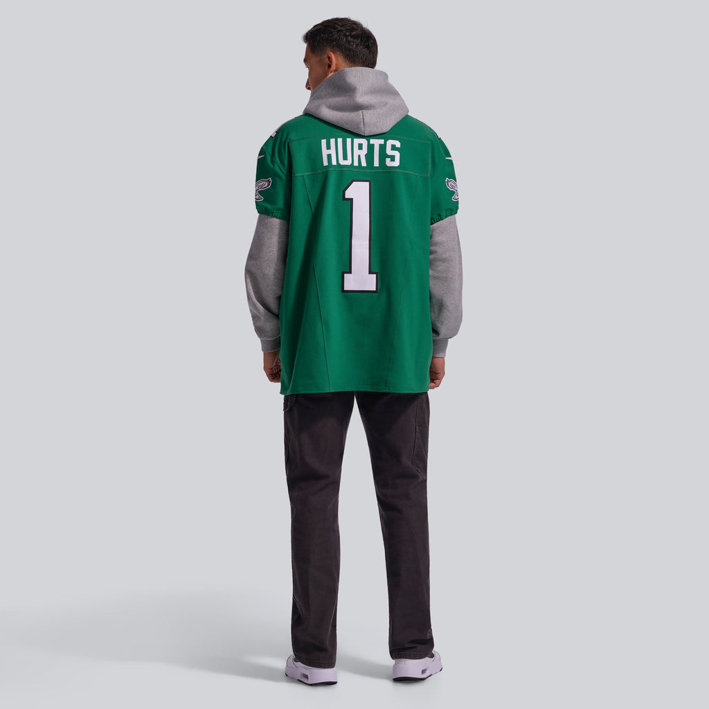 Men's Philadelphia Eagles Jalen Hurts Nike Midnight Green Team Vapor F.U.S.E. Elite Jersey