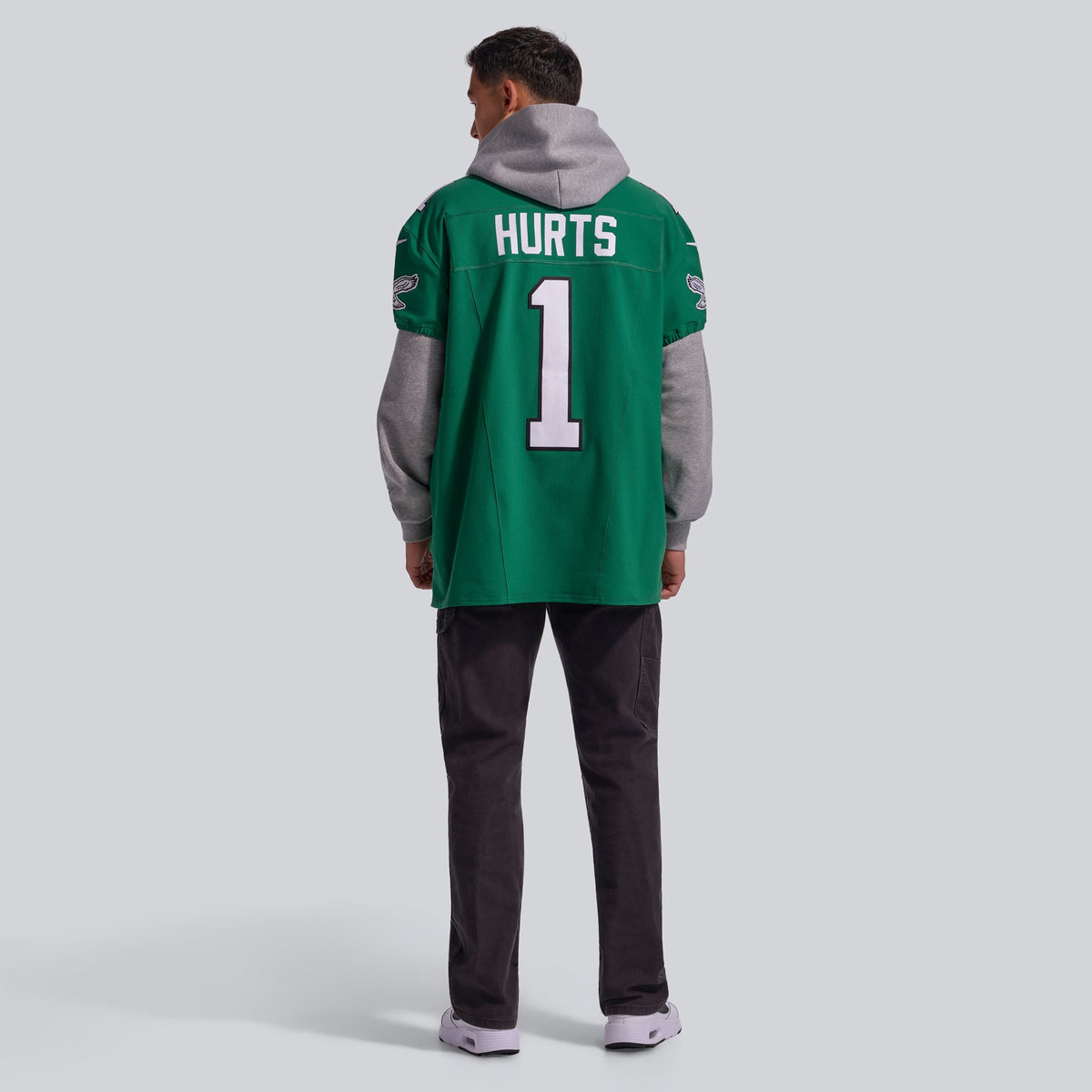 Men's Philadelphia Eagles Jalen Hurts Nike Midnight Green Team Vapor F.U.S.E. Elite Jersey