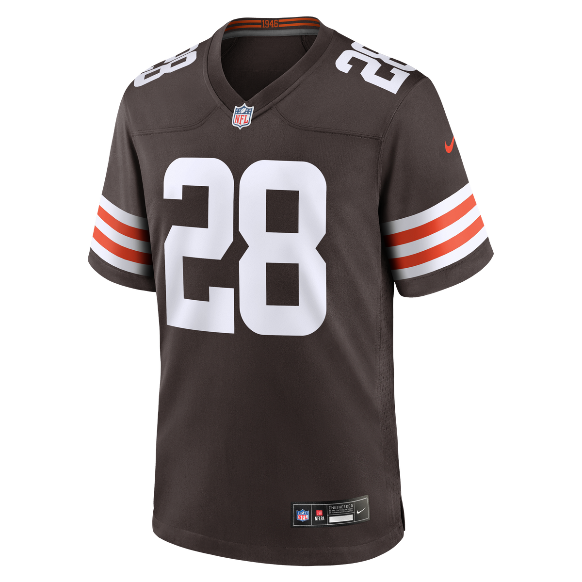 Men's Cleveland Browns Tre Avery Nike  Brown Team Game Jersey