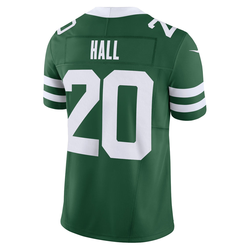 Men's New York Jets Breece Hall Nike Legacy Black Alternate Vapor F.U.S.E. Limited Jersey