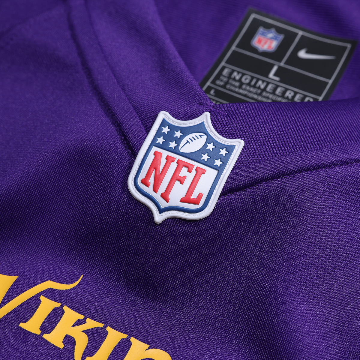 Men's Minnesota Vikings Joe Huber Nike  Purple Team Game Jersey