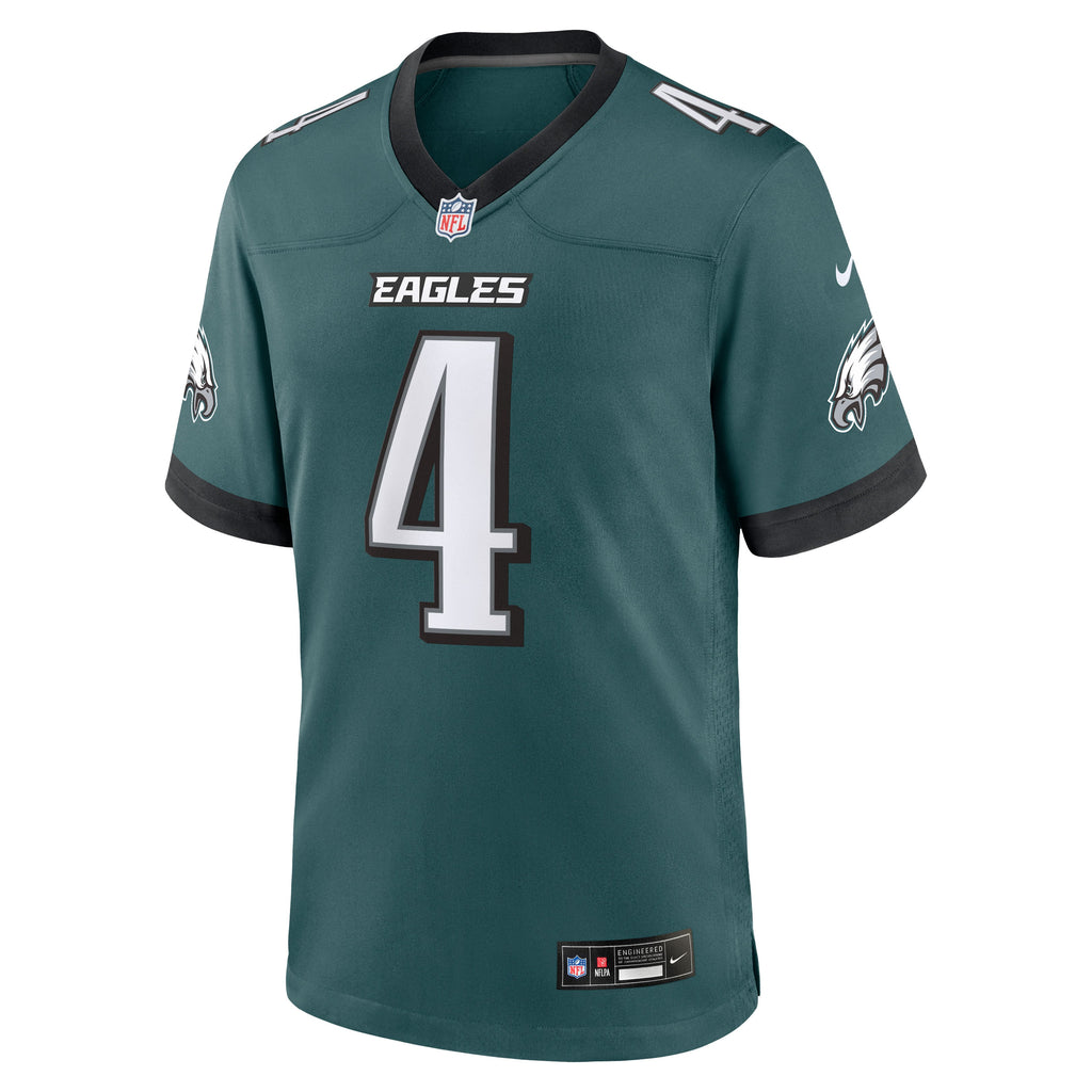 Men's Philadelphia Eagles Jake Elliott Nike  Midnight Green Team Game Jersey