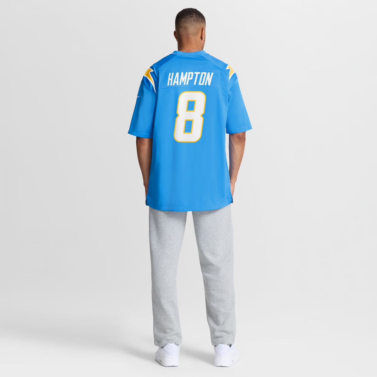 Men's Los Angeles Chargers Omarion Hampton Nike Powder Blue Game Player Jersey