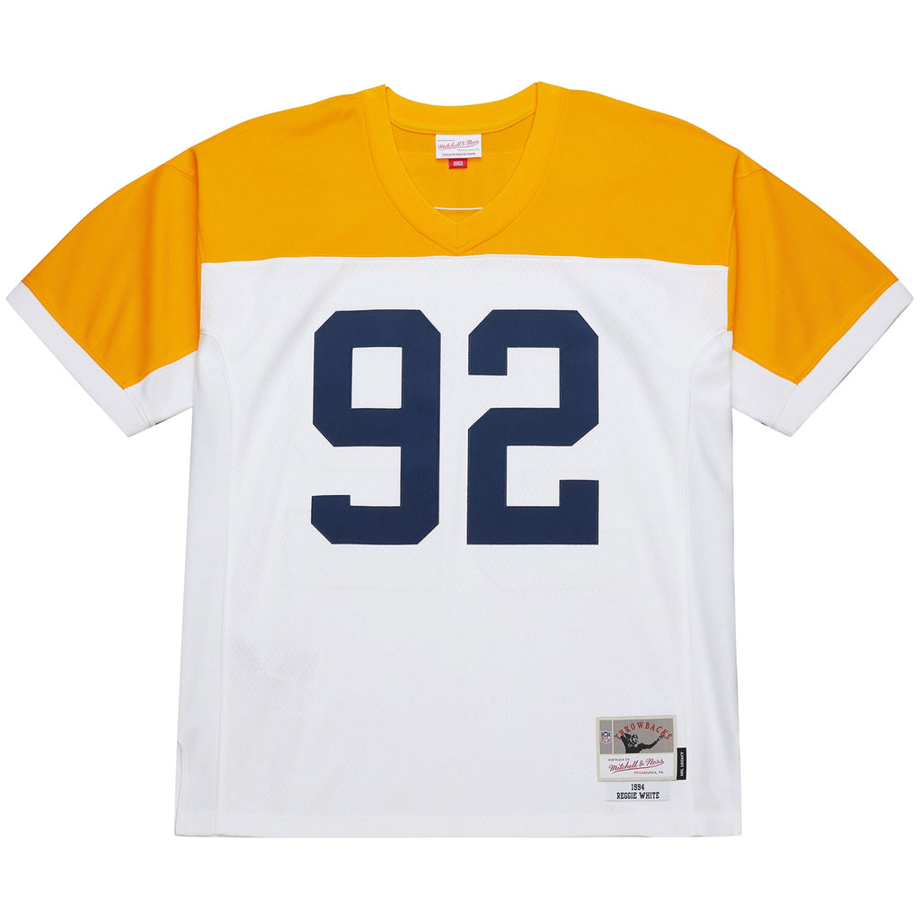 Men's Green Bay Packers Reggie White Mitchell & Ness White 1994 Legacy Replica Jersey
