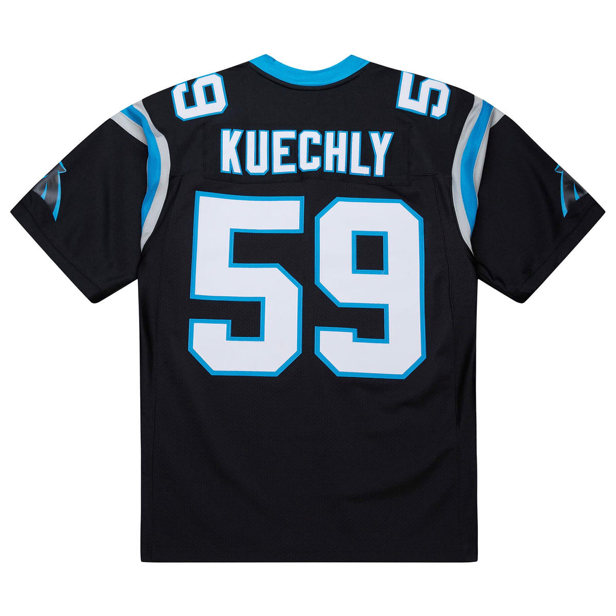 Men's Carolina Panthers Luke Kuechly Mitchell & Ness Black 2013 Authentic Throwback Retired Player Jersey