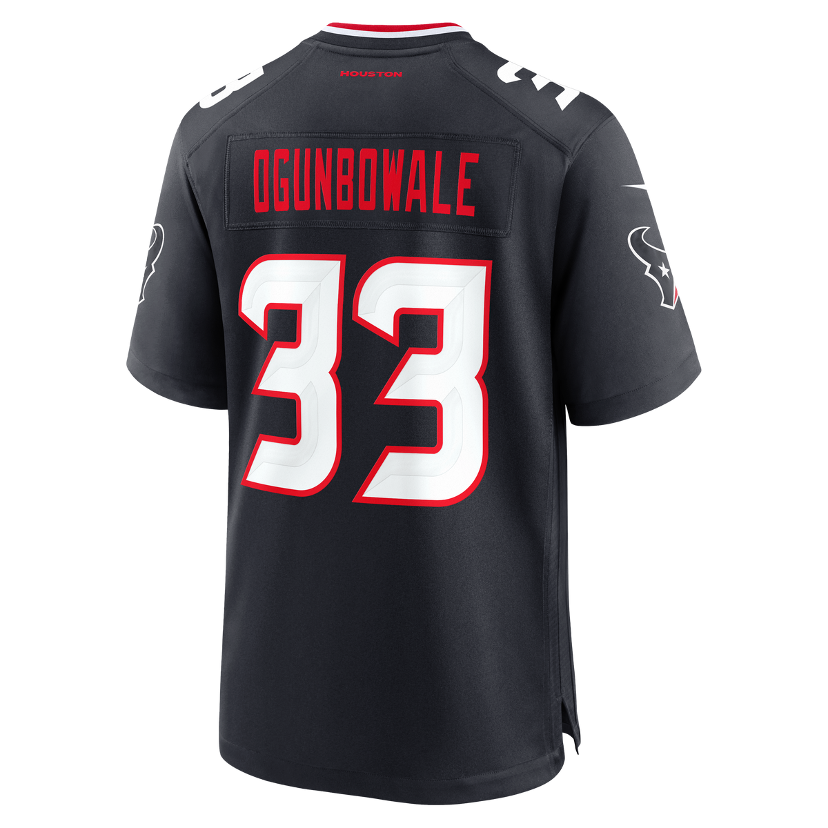 Men's Houston Texans Dare Ogunbowale Nike  Navy Team Game Jersey