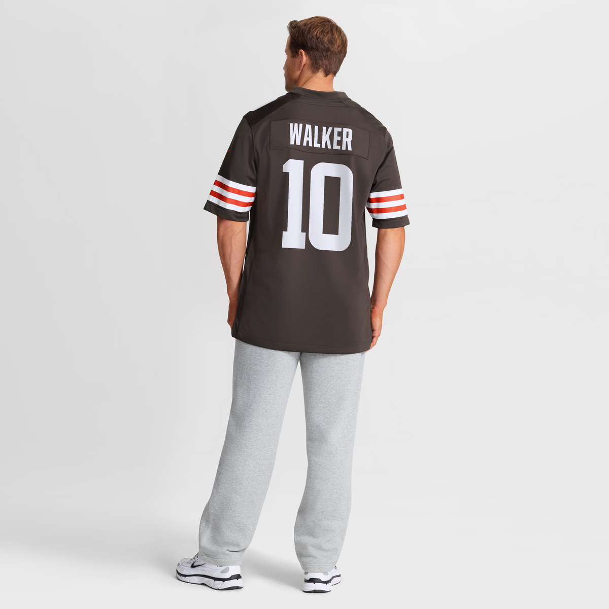 Men's Cleveland Browns Phillip Walker Nike  Brown Team Game Jersey