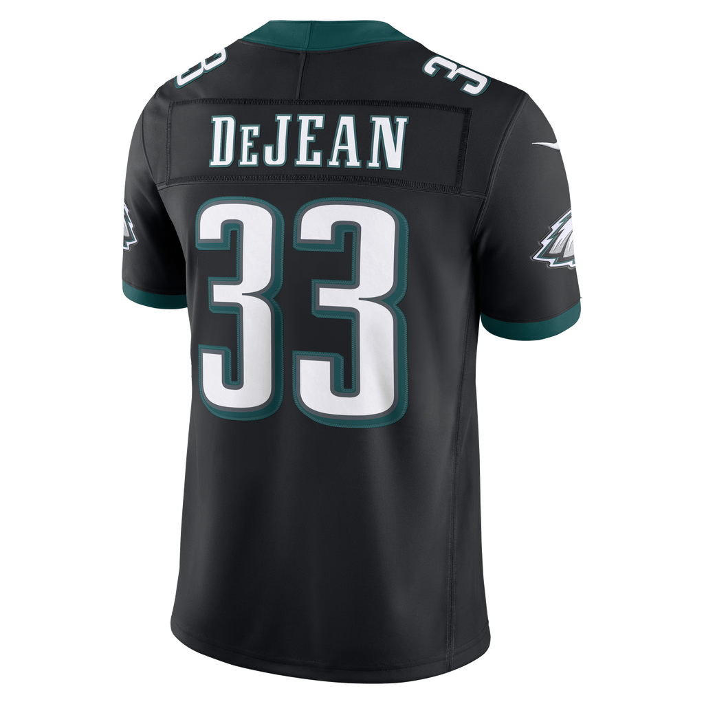 Men's Philadelphia Eagles Cooper DeJean Nike Midnight Green Team Vapor F.U.S.E. Stitched Limited Jersey