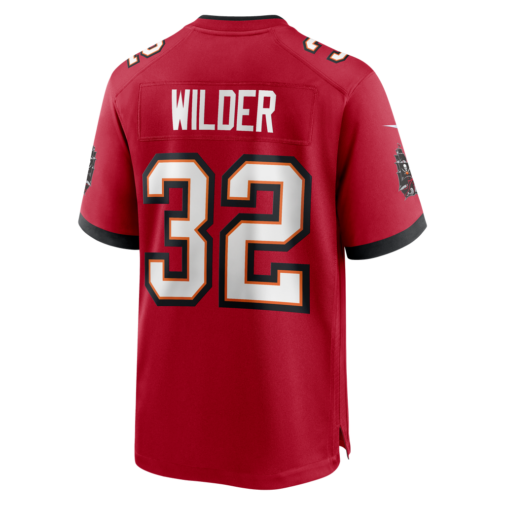 Men's Tampa Bay Buccaneers James Wilder Nike Red Game Retired Player Jersey