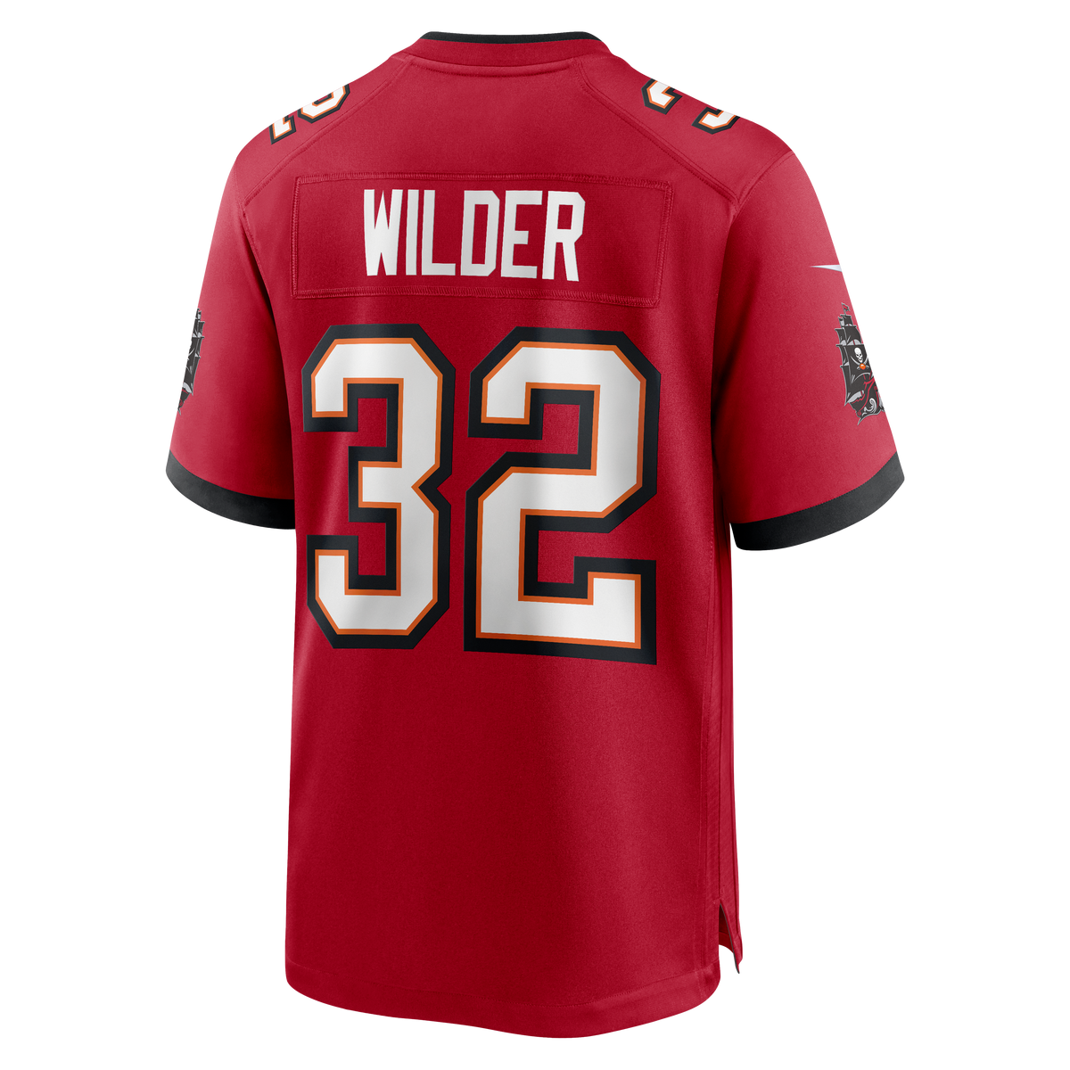 Men's Tampa Bay Buccaneers James Wilder Nike Red Game Retired Player Jersey