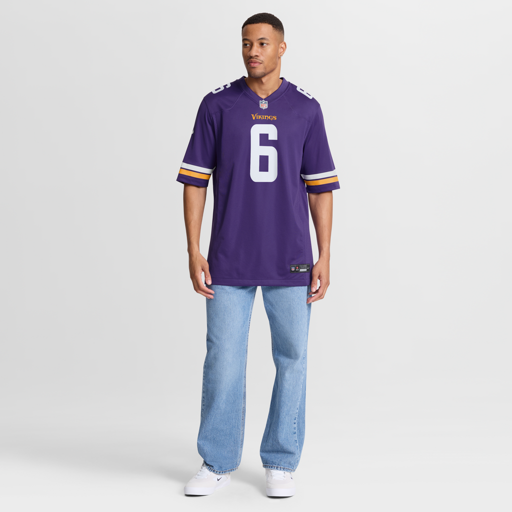 Men's Minnesota Vikings Lewis Cine Nike Purple Game Player Jersey