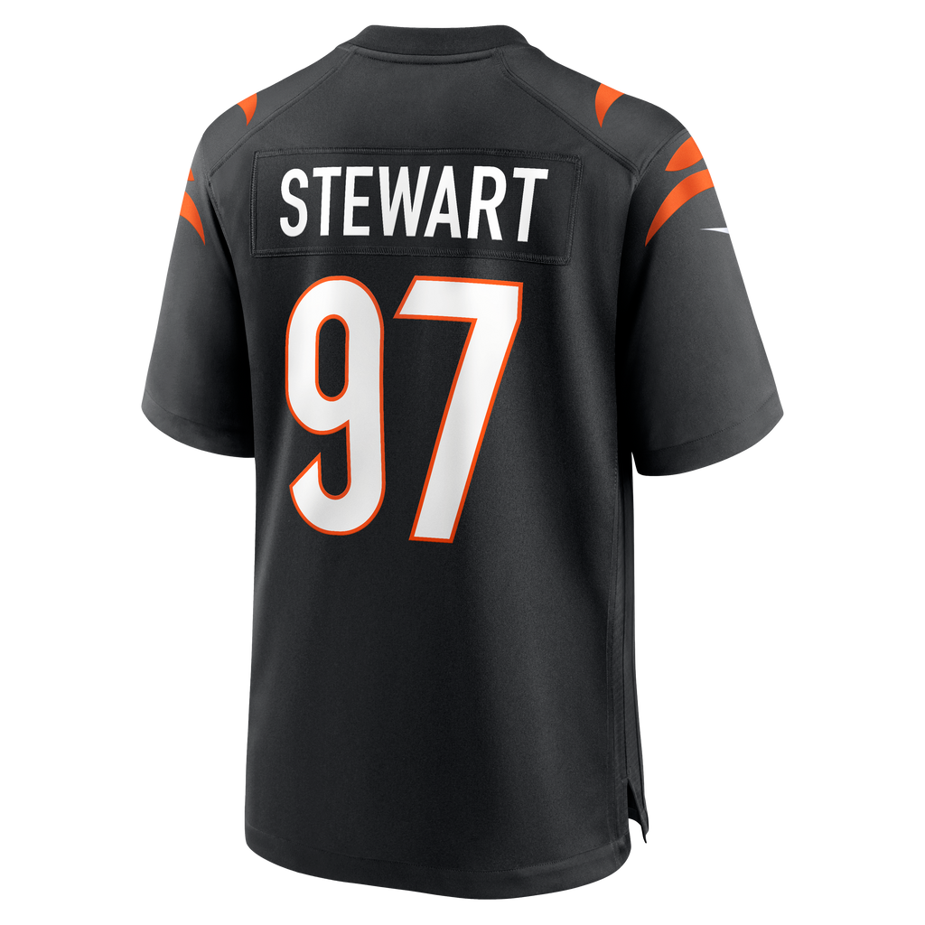 Men's Cincinnati Bengals Shemar Stewart Nike  Black Team Game Jersey