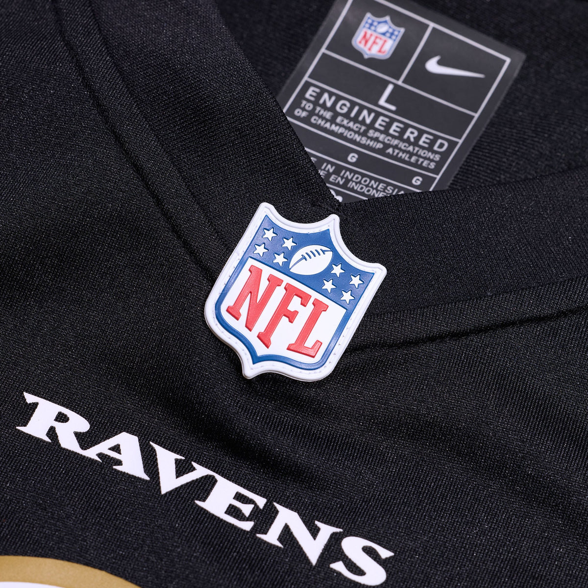 Men's Baltimore Ravens Lamar Jackson Nike  Black Alternate Game Jersey