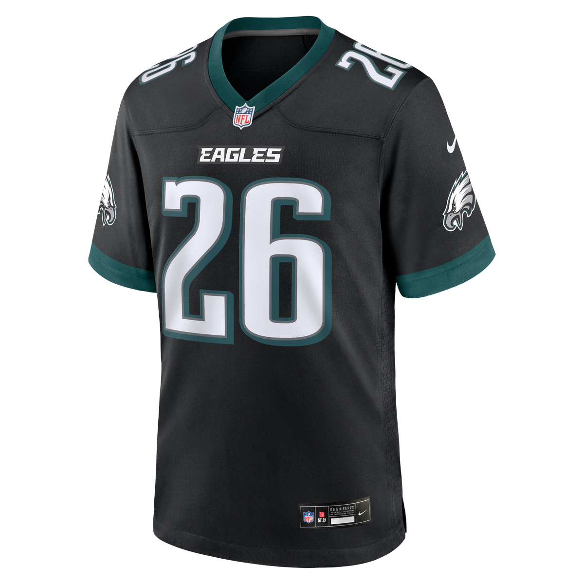 Men's Philadelphia Eagles Saquon Barkley Nike  White Game Jersey