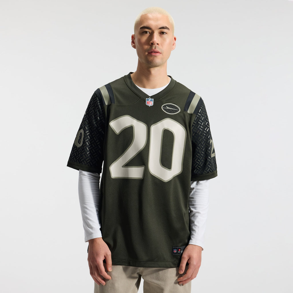 Men's New York Jets Breece Hall Nike Green Rivalries Collection Game Jersey