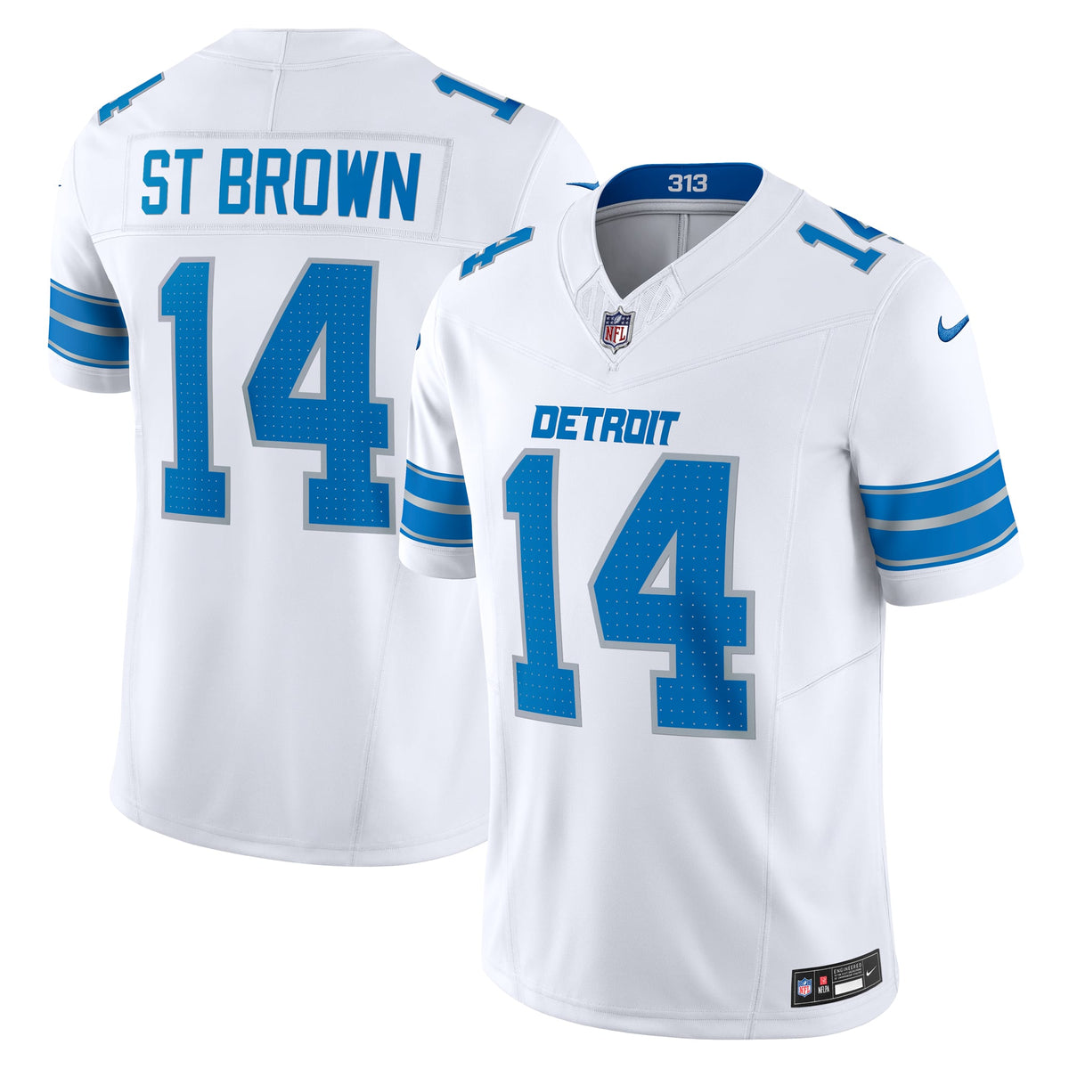 Men's Detroit Lions Amon-Ra St. Brown Nike Black 2nd Alternate Vapor F.U.S.E. Limited Jersey