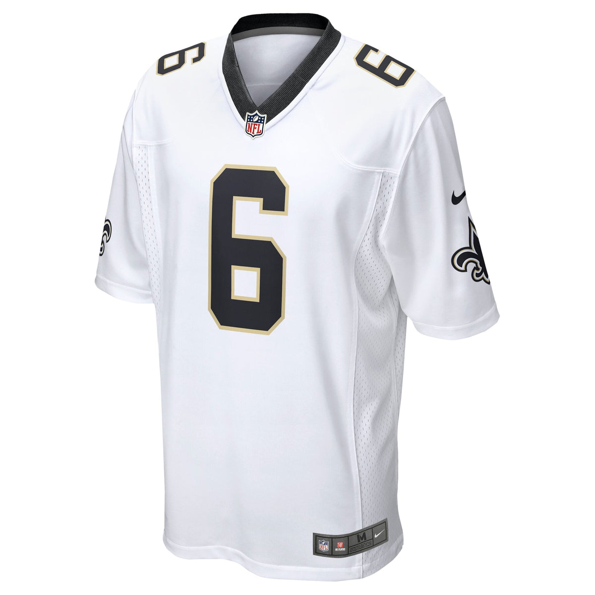 Men's New Orleans Saints Tyler Shough Nike Gold Alternate Game Player Jersey