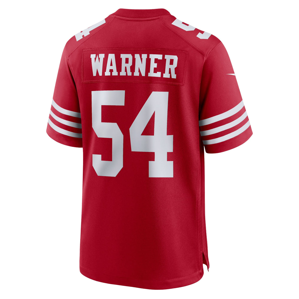 Men's San Francisco 49ers Fred Warner Nike White Player Game Jersey