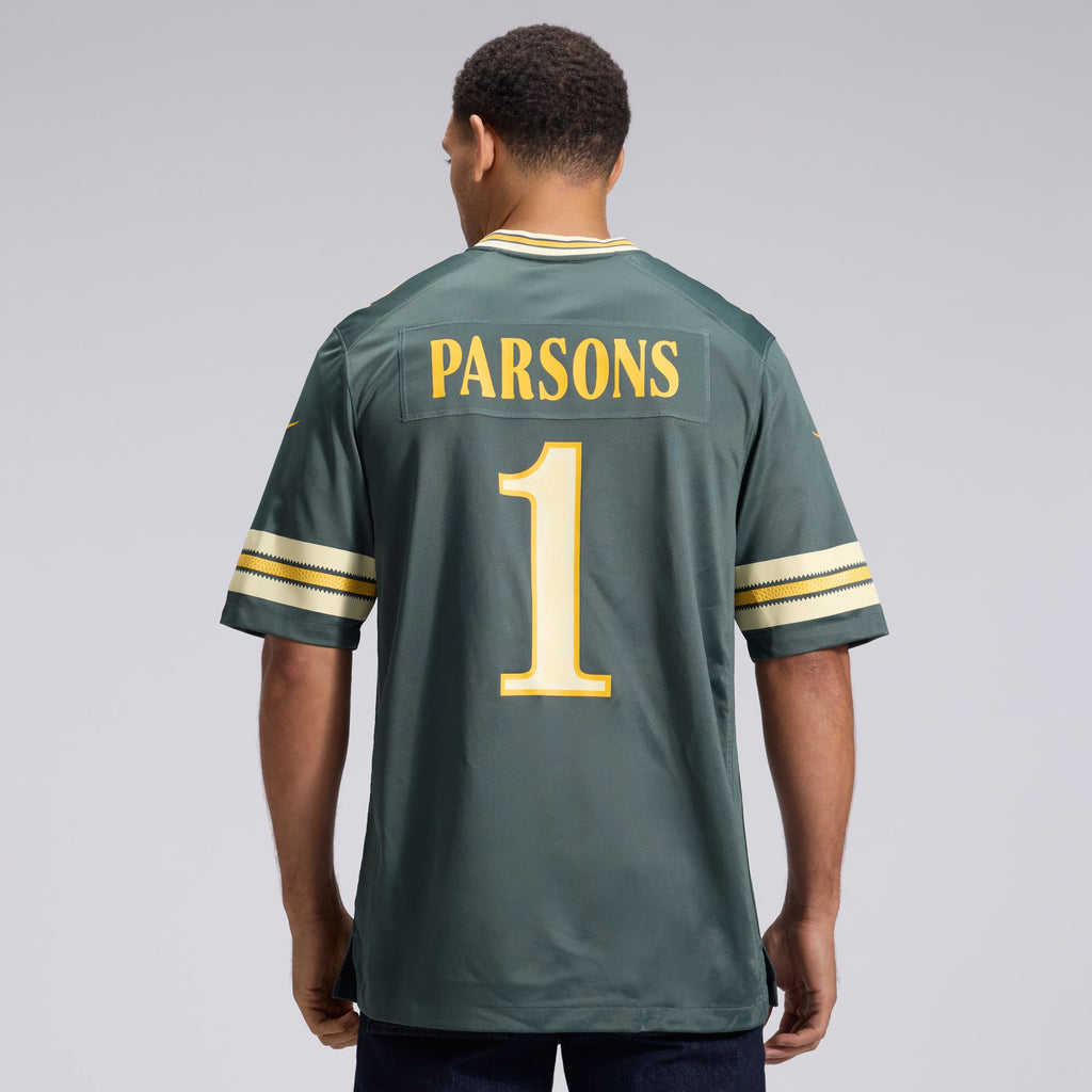Men's Green Bay Packers Micah Parsons Nike Green 2026 Rivalries Collection Game Jersey