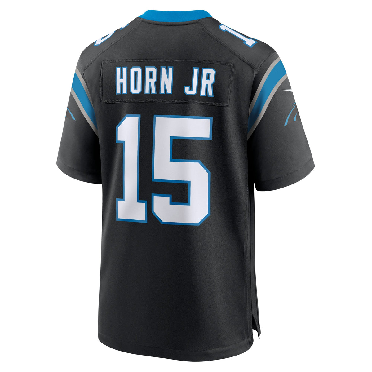 Men's Carolina Panthers Jimmy Horn Jr Nike  Black Team Game Jersey