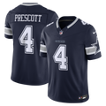 Men's Dallas Cowboys Dak Prescott Nike Navy Team Vapor F.U.S.E. Stitched Limited Jersey