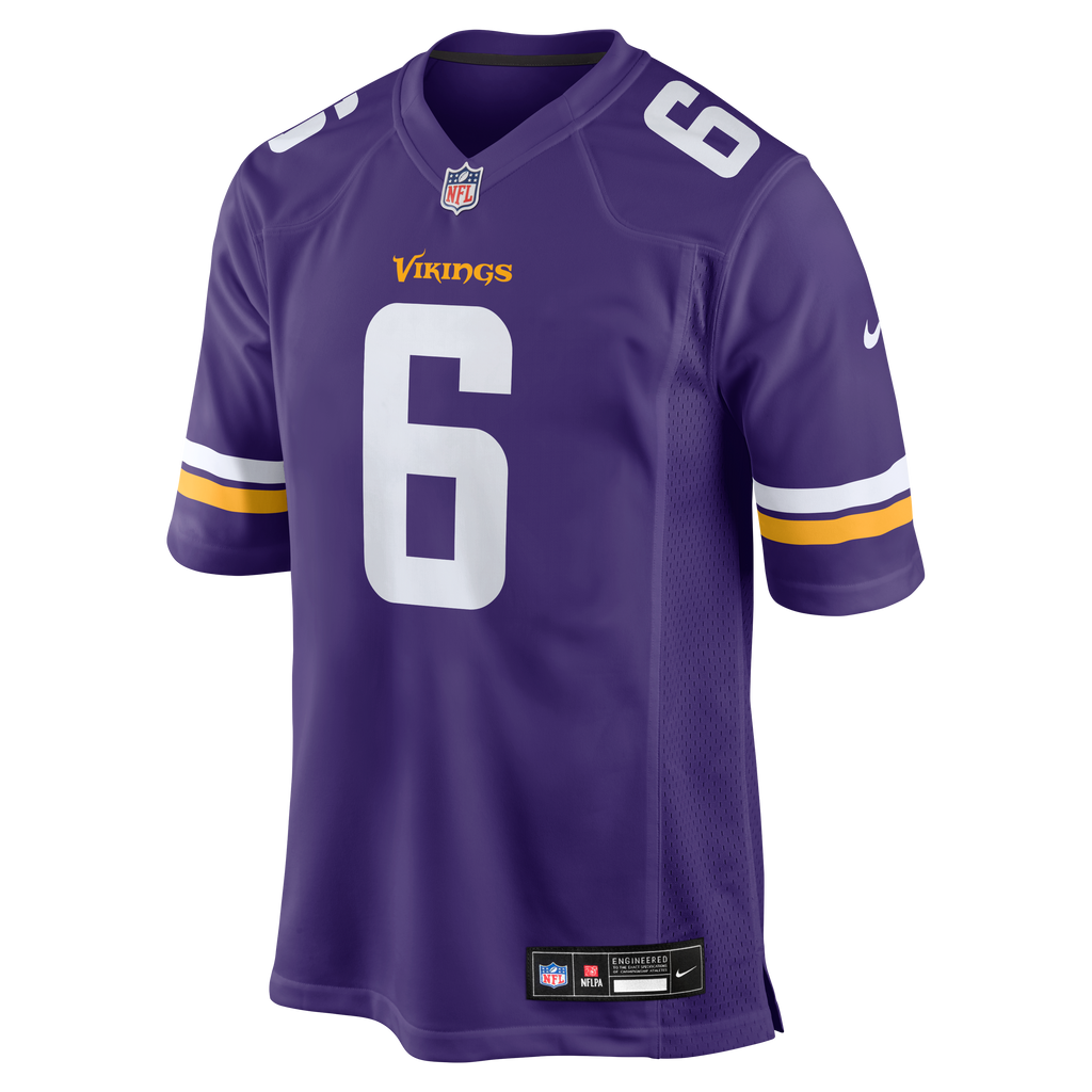 Men's Minnesota Vikings Lewis Cine Nike Purple Game Player Jersey