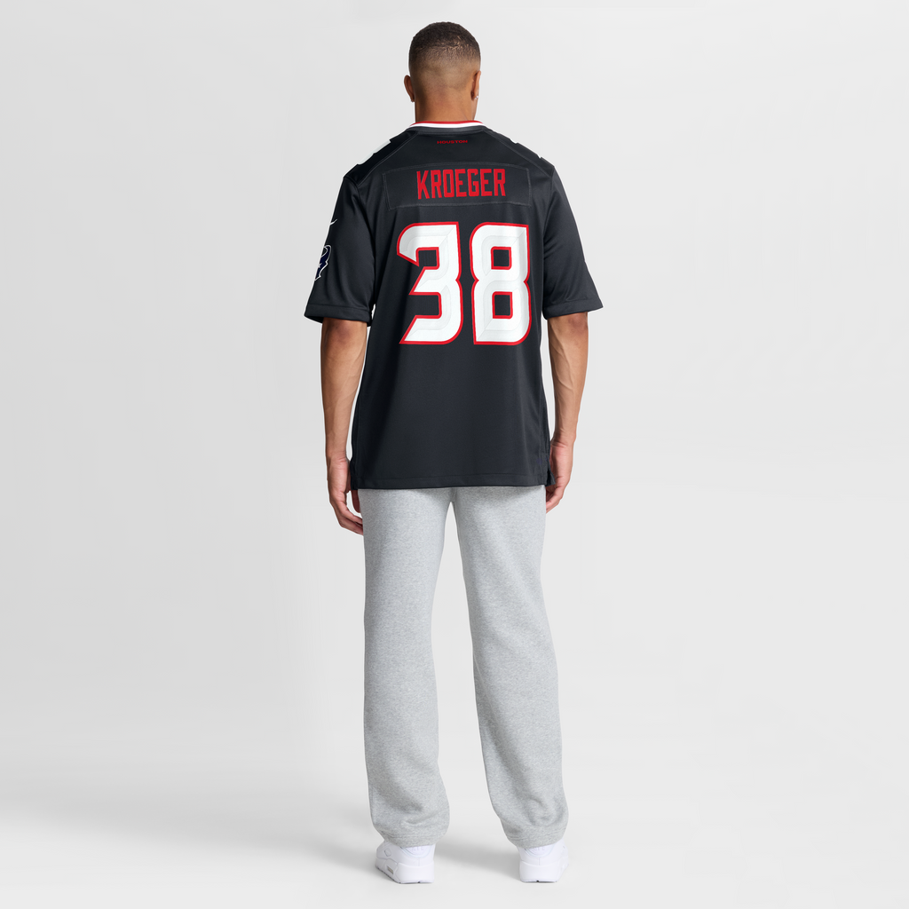 Men's Houston Texans Kai Kroeger Nike  Navy Team Game Jersey