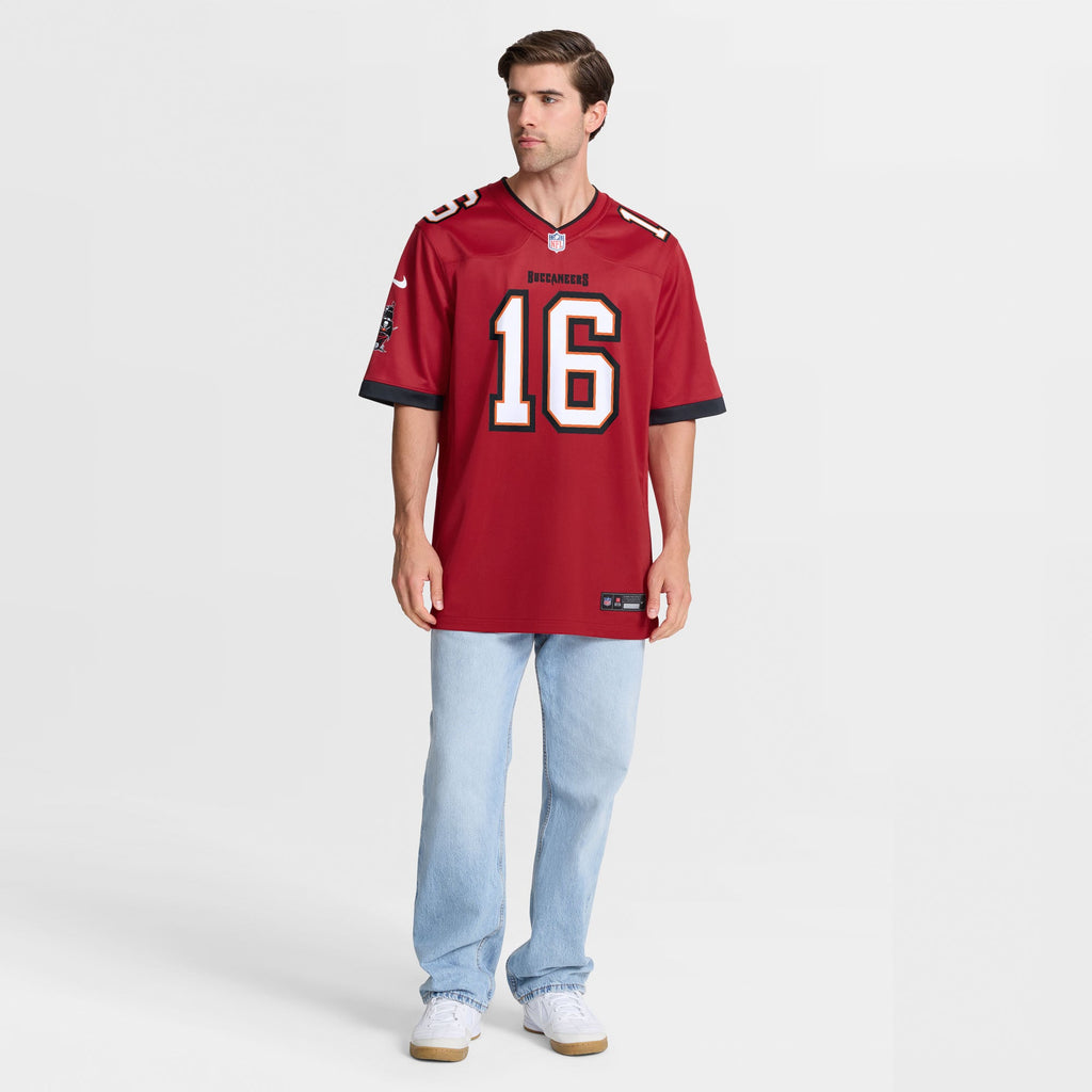 Men's Tampa Bay Buccaneers Easton Stick Nike Red Team Game Jersey