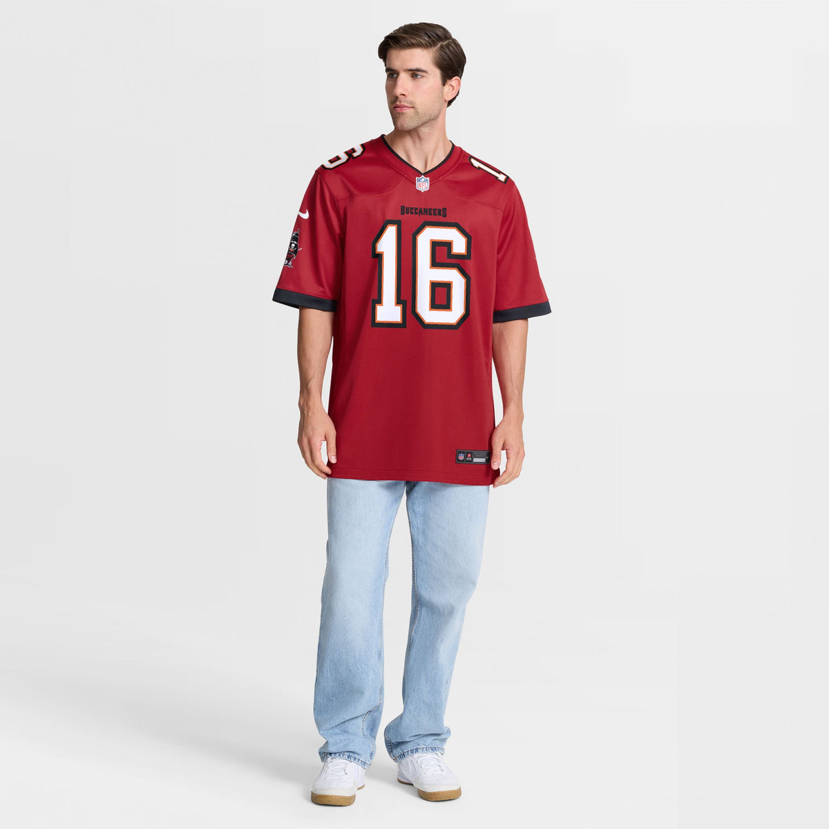 Men's Tampa Bay Buccaneers Easton Stick Nike Red Team Game Jersey