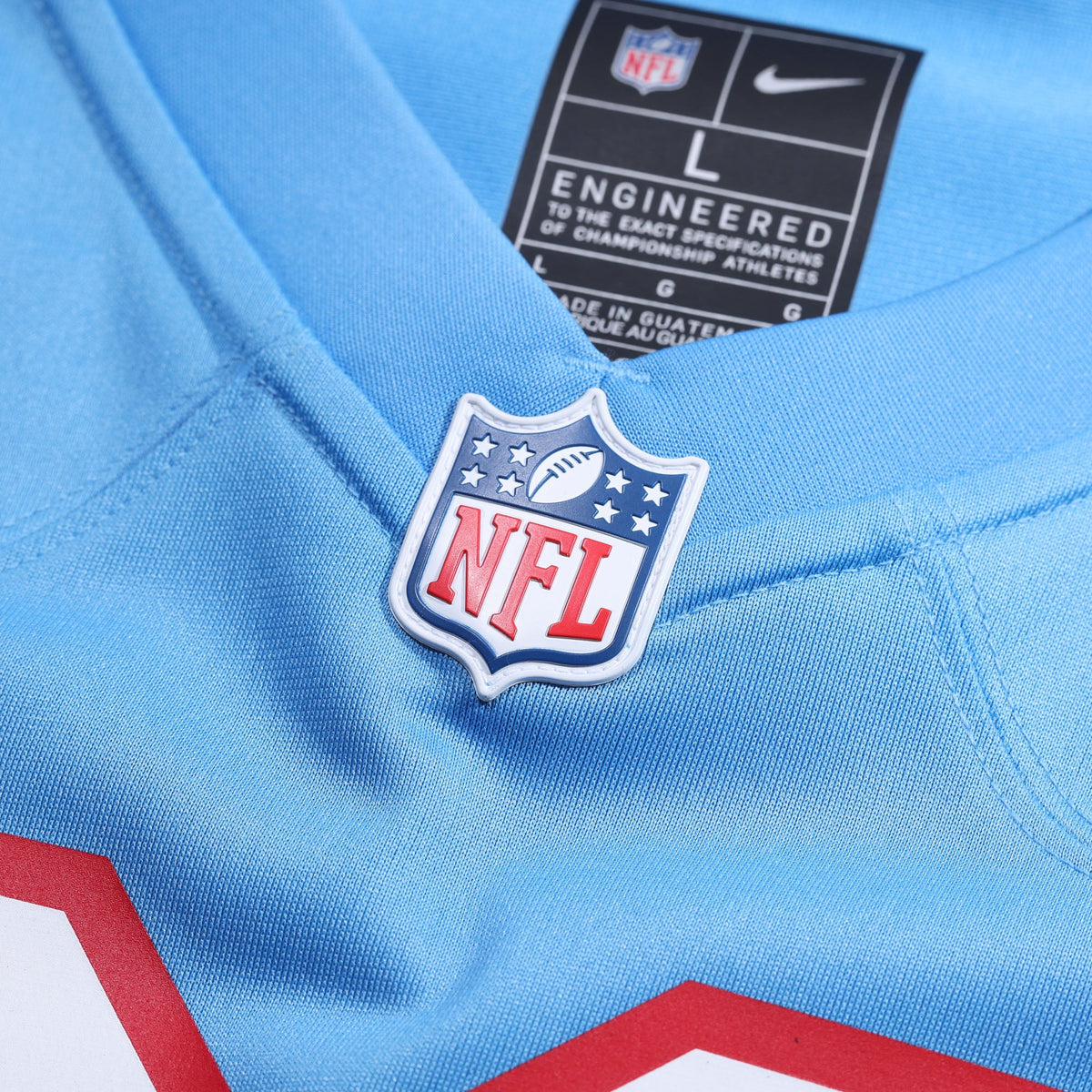 Men's Tennessee Titans Mike Munchak Nike Light Blue Retired Player Alternate Game Jersey