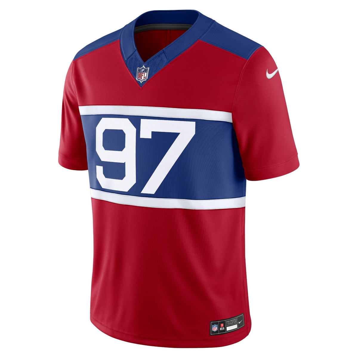 Men's New York Giants Dexter Lawrence II Nike Century Red Alternate Vapor F.U.S.E. Limited Jersey