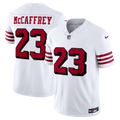 Men's San Francisco 49ers Christian McCaffrey Nike White Alternate Vapor F.U.S.E. Stitched Limited Jersey