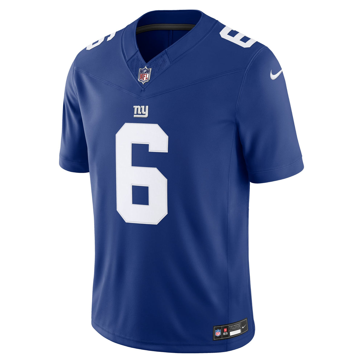 Men's New York Giants Jaxson Dart Nike Royal Team Vapor F.U.S.E. Stitched Limited Jersey
