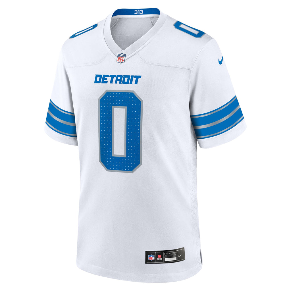 Men's Detroit Lions Jahmyr Gibbs Nike Black 2nd Alternate Game Player Jersey