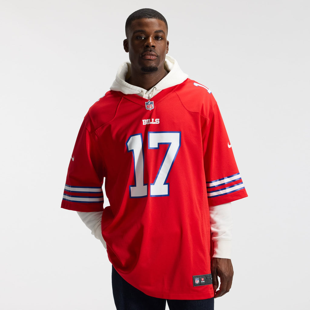 Men's Buffalo Bills Josh Allen Nike White Game Player Jersey