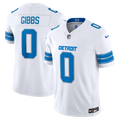Men's Detroit Lions Jahmyr Gibbs Nike White Vapor F.U.S.E. Stitched Limited Jersey
