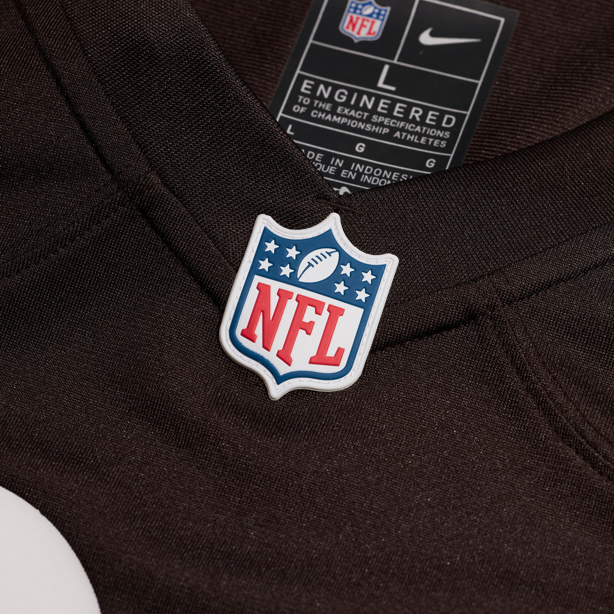 Men's Cleveland Browns Emmanuel McNeil-Warren Nike Brown Game Jersey