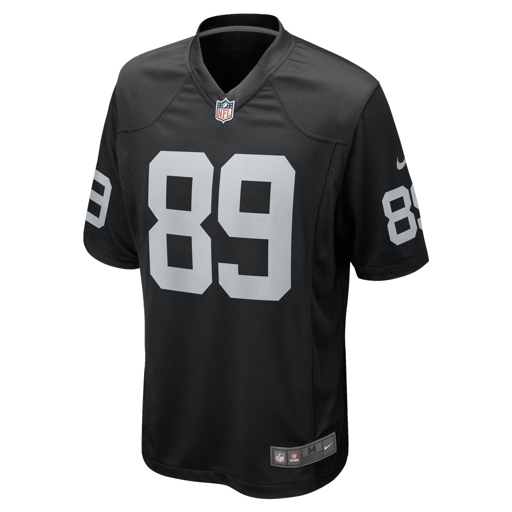 Men's Las Vegas Raiders Brock Bowers Nike Black  Player Game Jersey
