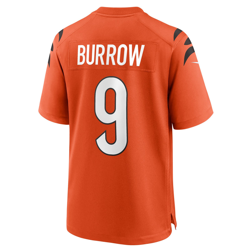 Men's Cincinnati Bengals Joe Burrow Nike Black Player Game Jersey