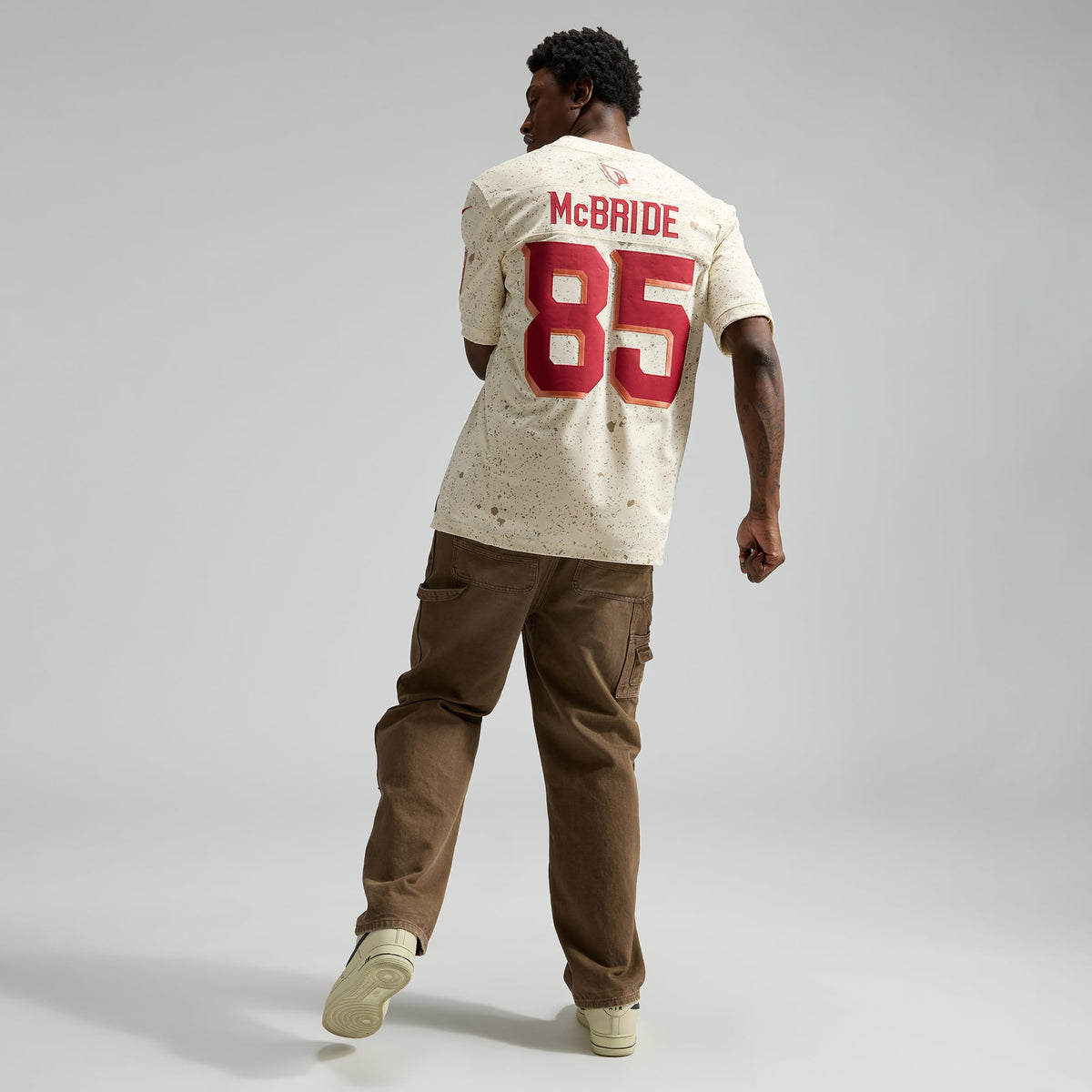 Men's Arizona Cardinals Trey McBride Nike Natural Rivalries Collection Stitched Limited Jersey