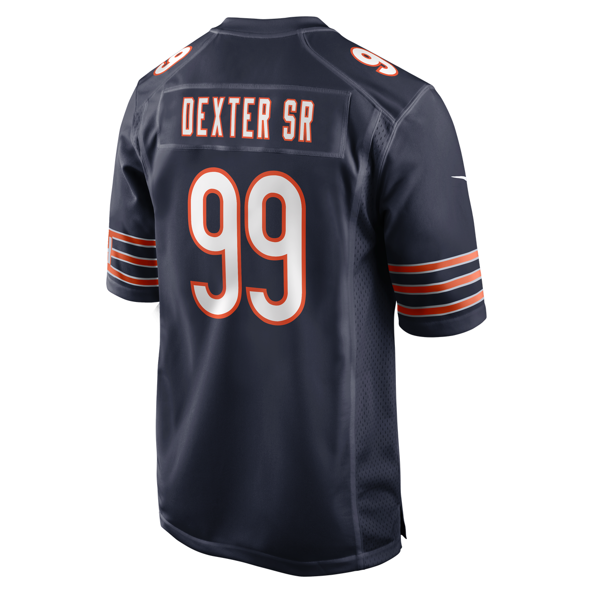 Men's Chicago Bears Gervon Dexter Sr. Nike  Navy  Game Jersey